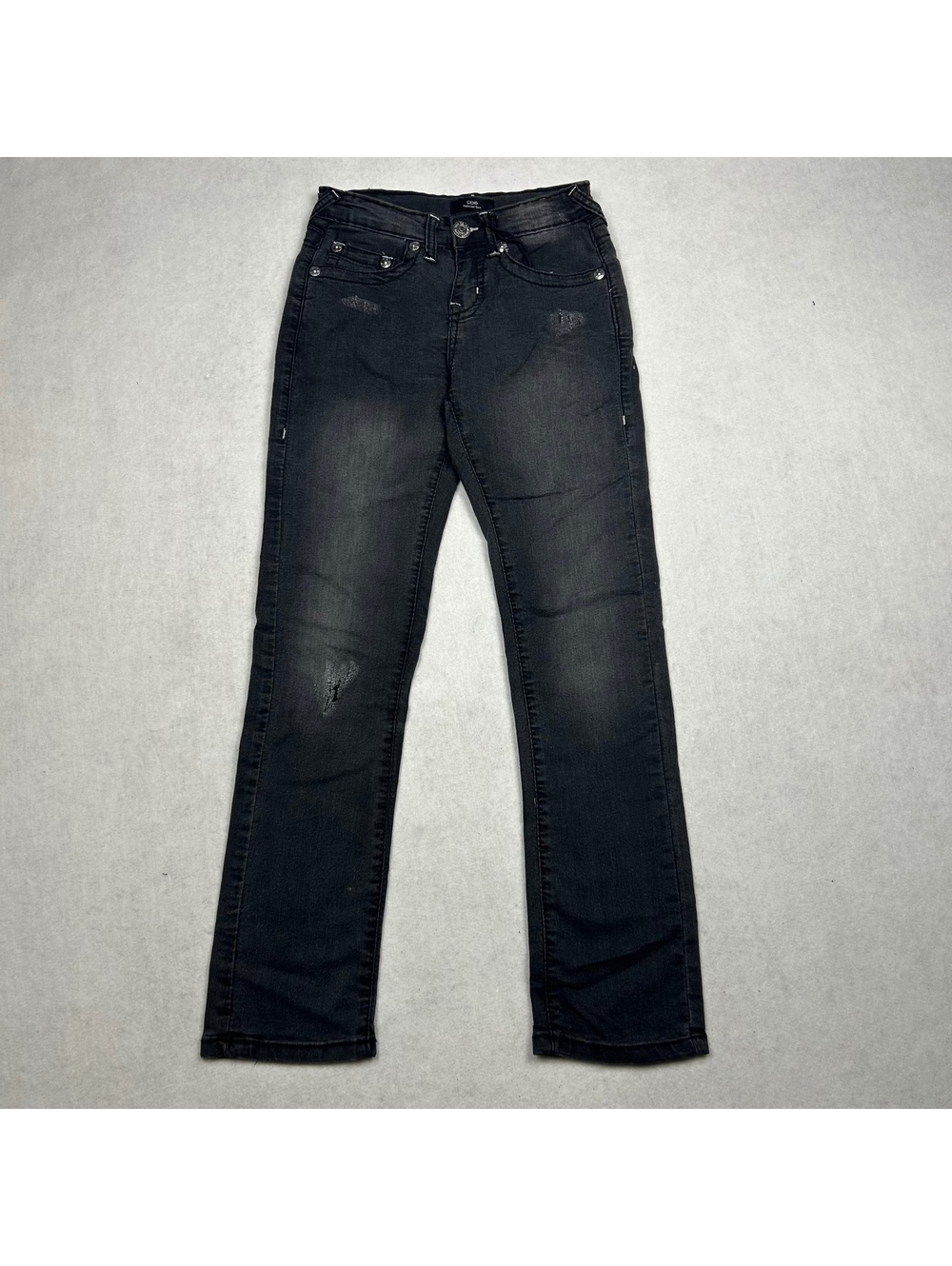 True Religion Geno Relaxed Slim black jeans